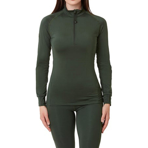 Chemise d'équitation de luxe moderne haut de gamme pour femme, légère, décontractée, unie, avec logo brodé, fermeture éclair, séchage rapide, extensible - Product Image 5