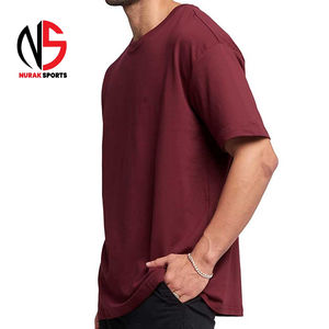 เสื้อยืดโอเวอร์ไซส์ผู้ชายสีพื้น ผลิตจากผ้าฝ้ายแท้ 100% รุ่นใหม่ / เสื้อยืดโอเวอร์ไซส์ย้อมสีพื้นคุณภาพพรีเมียมสั่งทำพิเศษ ปี 2026 - Product Image 2