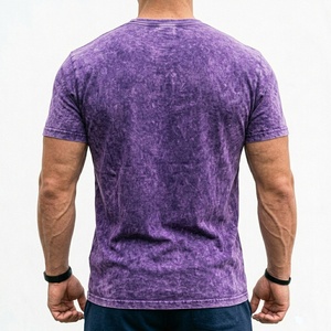 Wholesale Custom Logo Cotton Blank Vintage Acid Washed T Shirt Men Oversized Baggy <b>Tshirt</b> Heavyweight 100% Cotton Men's T-shirt - Product Image 1