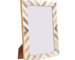 Cadre photo décoratif artisanal en os incrusté, couleurs personnalisables, logo, style européen moderne pour table ou mur, décoration intérieure - Product Image 3