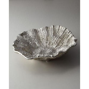 Tazón de Servir de Aluminio Fundido de Alta Calidad, Plateado Brillante y Pulido, para Hogar y Hotel, Centro de Mesa, Utensilios de Cocina - Product Image 1