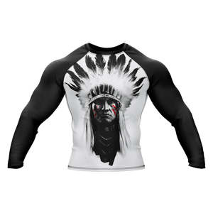 Compression Men Shirts Fitness Bodybuilding 3D Printed <b>Long</b> <b>Sleeve</b> Rash Guard - Product Image 1
