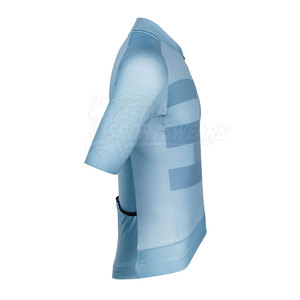 Maillot de cyclisme personnalisé léger à séchage rapide 100% polyester avec maille respirante pour le confort quotidien des hommes lors de leurs sorties à vélo - Product Image 5