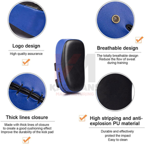 High Quality Thai <b>Pads</b> Professional Kick <b>Pads</b> Durable Material for Martial Arts <b>Practice</b> Supplier - Product Image 4