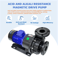Pompa Air Sentrifugal Magnetik Tanpa Seal KDE-M16 2-1/2 Inci Flens 840 L/mnt 1.5 kW untuk Sirkulasi Kimia Anti Korosi
