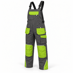Overol de Trabajo para Hombre OEM, Reforzado en las Rodillas, con Bolsillos para Herramientas, Tirantes Ajustables, Uniforme de Trabajo para Carpintero - Product Image 2
