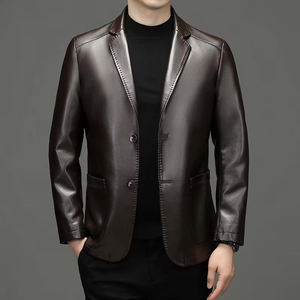 Blazers de terciopelo para mujer, corte ajustado, cuello alto tejido, impermeables, transpirables, estilo vintage, para negocios o uso casual. - Product Image 5