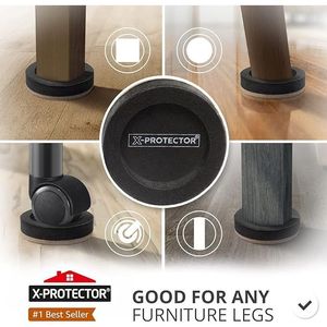 Cuscinetti per Mobili Resistenti Progettati per Pavimenti in Legno Duro, Tamponi in Feltro Premium per Mobili - Product Image 3