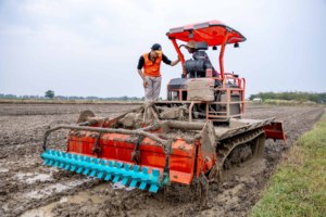 Tractor de orugas turbo HOGICO HG-80VN de 80HP, diésel, con orugas de goma, maquinaria agrícola para campos de arroz - Product Image 2