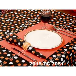 Rectangular Cotton <b>Fabric</b> <b>Tablecloth</b> Washable Yarn Dyed Woven for Home Hotel Party Bulk and Event Décor for Restaurant Use - Product Image 1