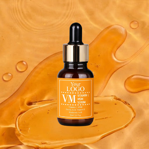 Fabricante Coreano de Suero de Vitamina C con Ácido Ferúlico, Ácido Hialurónico y MSM para Aclarar la Piel y Cuidar las Manchas Oscuras, OEM ODM - Product Image 1