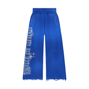 Latest Custom Logo <b>Y2K</b> Gothic Skeleton Print Tracksuit Men Distressed Zip Hoodie Sweatpants Punk 2 Piece Set <b>Vintage</b> Washed Set - Product Image 3