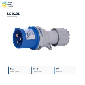 ปลั๊กอุตสาหกรรม CEE คุณภาพสูง 16A 220-250V 2P+E IP44 พร้อมหัวต่อไฟฟ้า 6 ขา สำหรับงานอุตสาหกรรม - Product Image 3