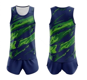 Conjunto de Uniforme Deportivo para Atletismo, Uniforme de Pista y Campo con Logotipo, Ropa para Gimnasio y Running - Product Image 1
