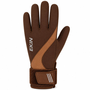 Guantes Deportivos Ekin de Dedo Completo, Cuero PU Antideslizante, Correa de Muñeca Ajustable, Unisex, Transpirables, para Todas las Temporadas - Product Image 2