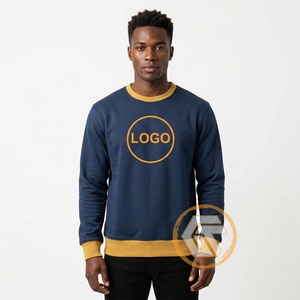 อัลฟ่าที่ปรับแต่งได้ |   เสื้อสเวตเชิ้ตผ้าฟลีซคอตตอน 100% ปักลาย คอกลม ระบายอากาศ แห้งเร็ว สำหรับฤดูหนาว เหมาะสำหรับกลุ่มเพื่อนร่วมชั้น - Product Image 1
