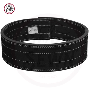 Leather <b>Weight</b> Lifting <b>Belt</b> Adjustable Waist Support for Strength <b>Training</b> Unisex Buckle Closure Athletes Fitness - Product Image 5
