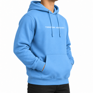 Heavyweight 100% Cotton Winter <b>Hoodie</b> Sweatshirt Custom <b>Men</b> Distressed Oversized Dark <b>Grey</b> Acid Washed - Product Image 3
