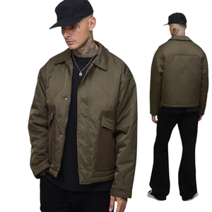 Chaqueta de Plumón Personalizada con Logotipo, Resistente al Agua, para Invierno, Chaqueta de Plumón con Capucha para Hombre, Proveedor de Chaquetas de Plumón con Relleno Alternativo de Plumón - Product Image 1