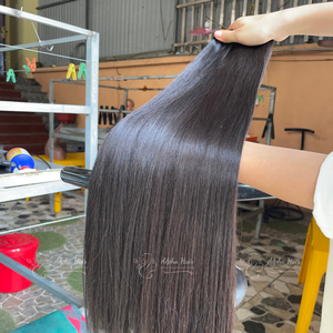 Meilleure vente Extensions de cheveux humains de couleur claire non traités pas cher Vietnam sans colle Full HD Lace Front Bob perruque Bone Straight Lace - Product Image 3