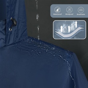 Conjunto Deportivo de Nylon Unisex de Alta Calidad, Impermeable, con Cremallera, Cortavientos, 2 Piezas, para Gimnasio y Fitness, Transpirable, para Hombre - Product Image 4