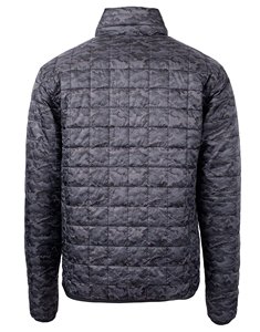 Veste matelassée légère pour homme, col montant, imprimé camouflage, fermeture éclair, style sportif - Product Image 2