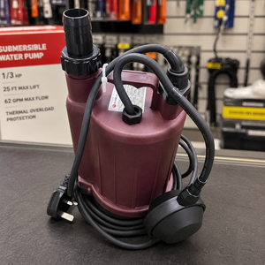 ปั๊มน้ำเสียอัตโนมัติ SS SAMSON ขนาด 1 นิ้ว 240V 0.1HP เฟสเดียว สำหรับใช้ในที่อยู่อาศัย - Product Image 1