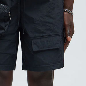 Stylish <b>Shorts</b> For <b>Men</b> <b>With</b> Adjustable Drawstring Closure Ideal For Sports Running Hiking Gym Workout <b>With</b> <b>Zip</b> <b>Pockets</b> And Logo - Product Image 4