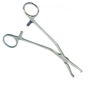 Pinces à os orthopédiques Dingman à manche courbé en acier inoxydable chirurgical, instruments manuels de haute qualité Surgiright - Product Image 4