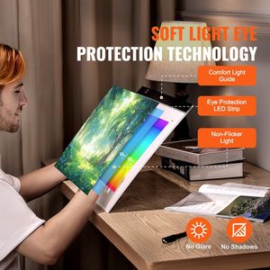 Tablero de luz LED B4, caja de Luz Portátil ultrafina alimentada por USB para trazado de arte, pintura de diamantes, animación, dibujo DE BOCETOS - Product Image 5