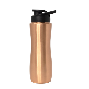 Botella de Agua Ecológica de Cobre de Gran Capacidad, India Pure 750ml, 100% Apta para Beber, con Beneficios Ayurvédicos para la Salud, Ideal para Regalos y Yoga - Product Image 1