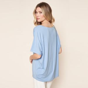 Nueva moda de verano para mujer, camisetas ajustadas de algodón, camiseta ecológica de manga corta con cuello en V de gran tamaño - Product Image 2