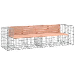 Banco de Jardín Grande y Resistente de Madera de Abeto Douglas Sólido con Bancos de Patio de Acero Galvanizado - Product Image 2