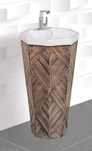 Lavabo de Pedestal de Cerámica Moderno Multicolor a Buen Precio, Fácil de Limpiar, para Baño, de Linum Factory, Diseño Exclusivo - Product Image 2