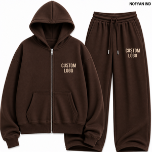 Conjunto de Sudadera y Pantalones de Chándal de Algodón French Terry, Fabricante OEM, Personalizado, Marca Privada, Venta al Por Mayor - Product Image 1