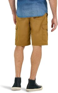 Men's Cargo Denim Shorts Mid Waist Solid Color Breathable Casual Summer Wear With Pockets Woven Cotton Fabric - Product Image 3