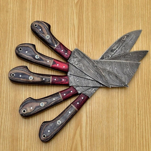 ชุดมีดเชฟเหล็กกล้าคาร์บอนระดับมืออาชีพ ชุดอุปกรณ์ครัวหลายชิ้น สำหรับการเตรียมอาหารประจำวัน - Product Image 4