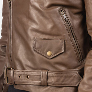 Veste en cuir à capuche pour homme, hiver, avec option logo sur le devant, couleurs et tailles personnalisables, haute qualité, design écologique, meilleur prix - Product Image 5