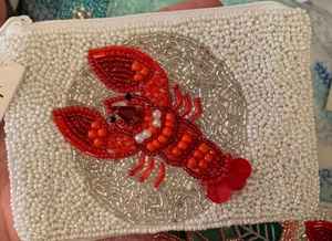 Monedero de Lujo Hecho a Mano con Cuentas y Diseño de Langosta, Cartera de Diseñador para Mujer, Mini Bolso Ecológico de Tyvek con Lindo Estampado Animal - Product Image 4