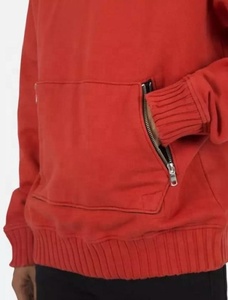 Punchin Sports surdimensionné hommes sweat-shirt avec poche zippée Logo personnalisé en gros pas cher hiver à capuche plaine teint Technique - Product Image 5