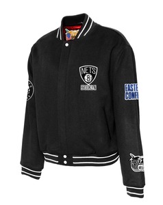 เสื้อแจ็คเก็ตวูลวาร์ซิตี้ บรู๊คลิน เน็ตส์ สีดำ - Product Image 3