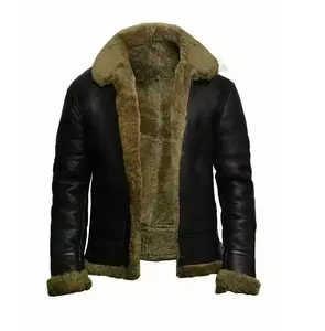 Veste de moto en cuir synthétique sur mesure, respirante, rembourrée en coton, imperméable, zippée, pour homme, pour l'hiver - Product Image 5