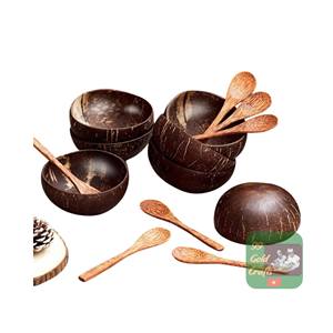 Tazón de Coco Crudo de Vietnam, Estilo Bohemio Clásico, Ecológico, Moderno, Colorido, Personalizado, de 10 a 13 cm, Hecho con Cáscara de Coco - Product Image 6