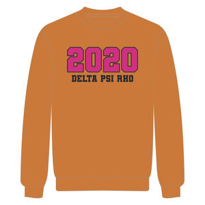 Sudadera Delta Psi Rho Sorority, Cuello Redondo, Algodón Dorado con Poliéster, Año de Fundación 2020, Ropa Griega, Suave, Cómoda, Informal - Product Image 2