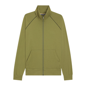 Pijamas de Algodón Elástico sin Mangas para Hombre con Cierre y Logotipo de Marca Bordado, Ropa Casual para el Hogar, Fabricación ODM OEM, Bangladesh - Product Image 5