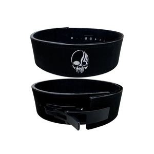 เข็มขัดยกน้ำหนักเสริมแรงสำหรับผู้ชายและผู้หญิง  วัสดุหนัง  หัวเข็มขัดแบบคันโยก  ผู้ผลิต OEM - Product Image 6