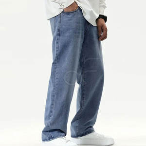 Pantalones vaqueros holgados de último diseño con servicio OEM para hombre, pantalones vaqueros holgados para hombre de calidad premium y cómodos. - Product Image 5