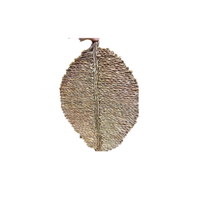 Assiette de présentation ronde en rotin tressé à la main pour table à manger, sous-assiette rustique écologique pour restaurant, hôtel, décoration d'événements - Product Image 3