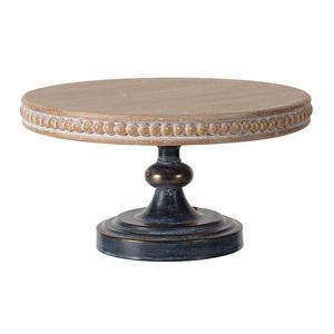 Espositore in legno D14x7.5 pollici con oggetti decorativi con finiture in rilievo - Product Image 4