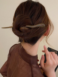 กิ๊บติดผมไม้แกะสลักคุณภาพดีที่สุดสำหรับผู้หญิงและเด็กผู้หญิง - Product Image 6